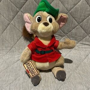 1990 The Rescuers Down Under Jake Kangaroo Rat Plush New with tags 14" tall